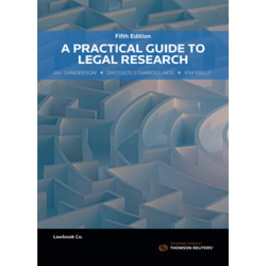 A Practical Guide to Legal Research 5th ed